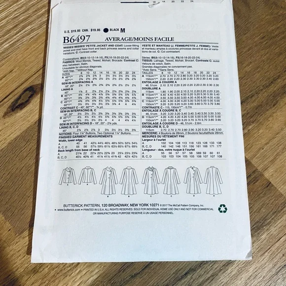 Lot of 5 sewing patterns simplicity and butterick sizes 8-22 - Picture 7 of 11